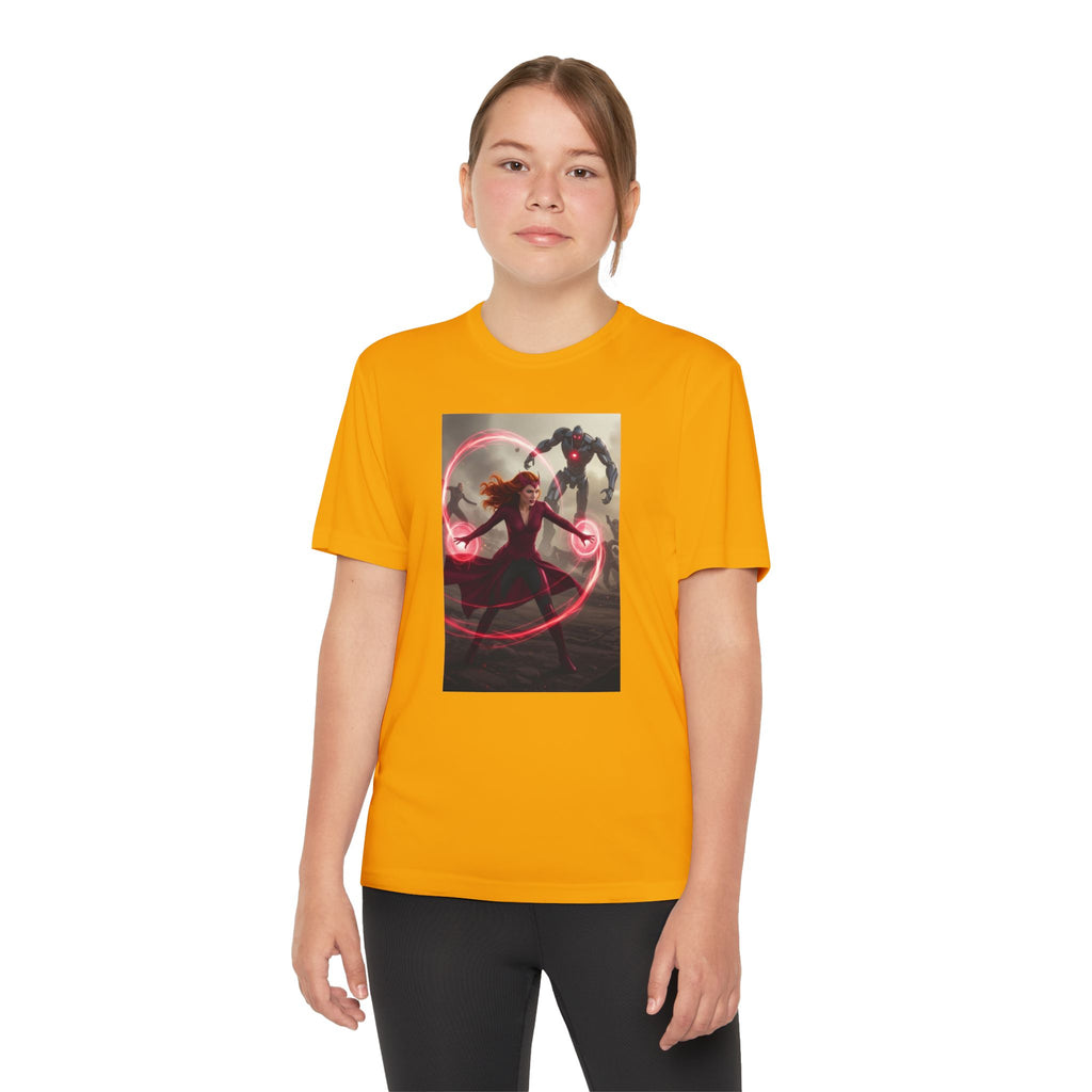 Superhero Youth T-Shirt Sports Graphic Tee, Cool Athletic Shirt for Kids