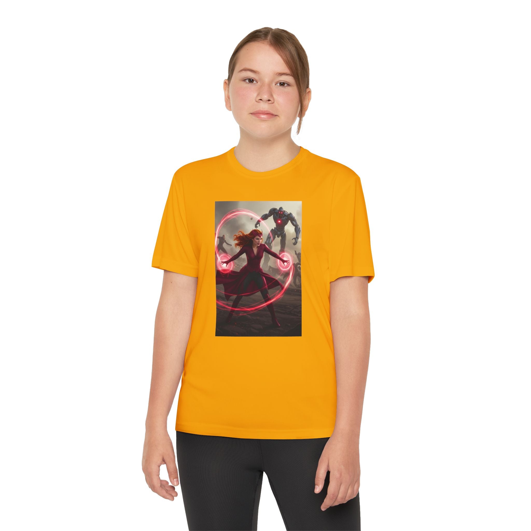 Superhero Youth T-Shirt Sports Graphic Tee, Cool Athletic Shirt for Kids