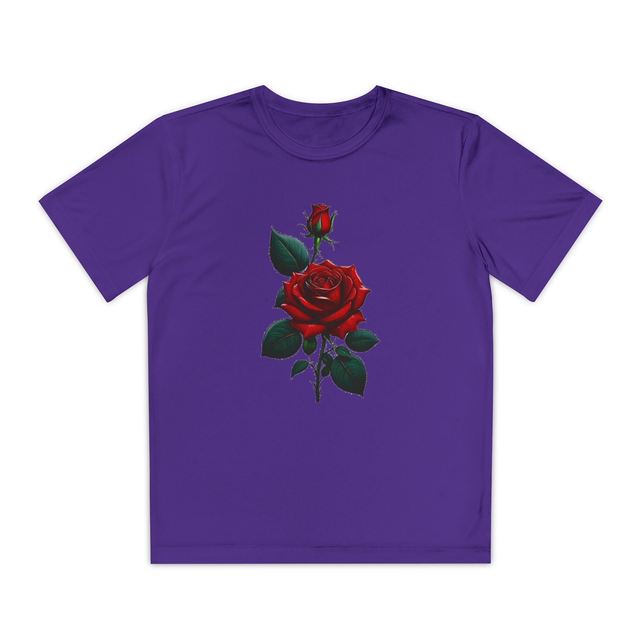 Flower Youth Tshirt, Girls Floral Tee, Kids Spring Shirt, Children's Botanical Top, Teen Blossom T-Shirt