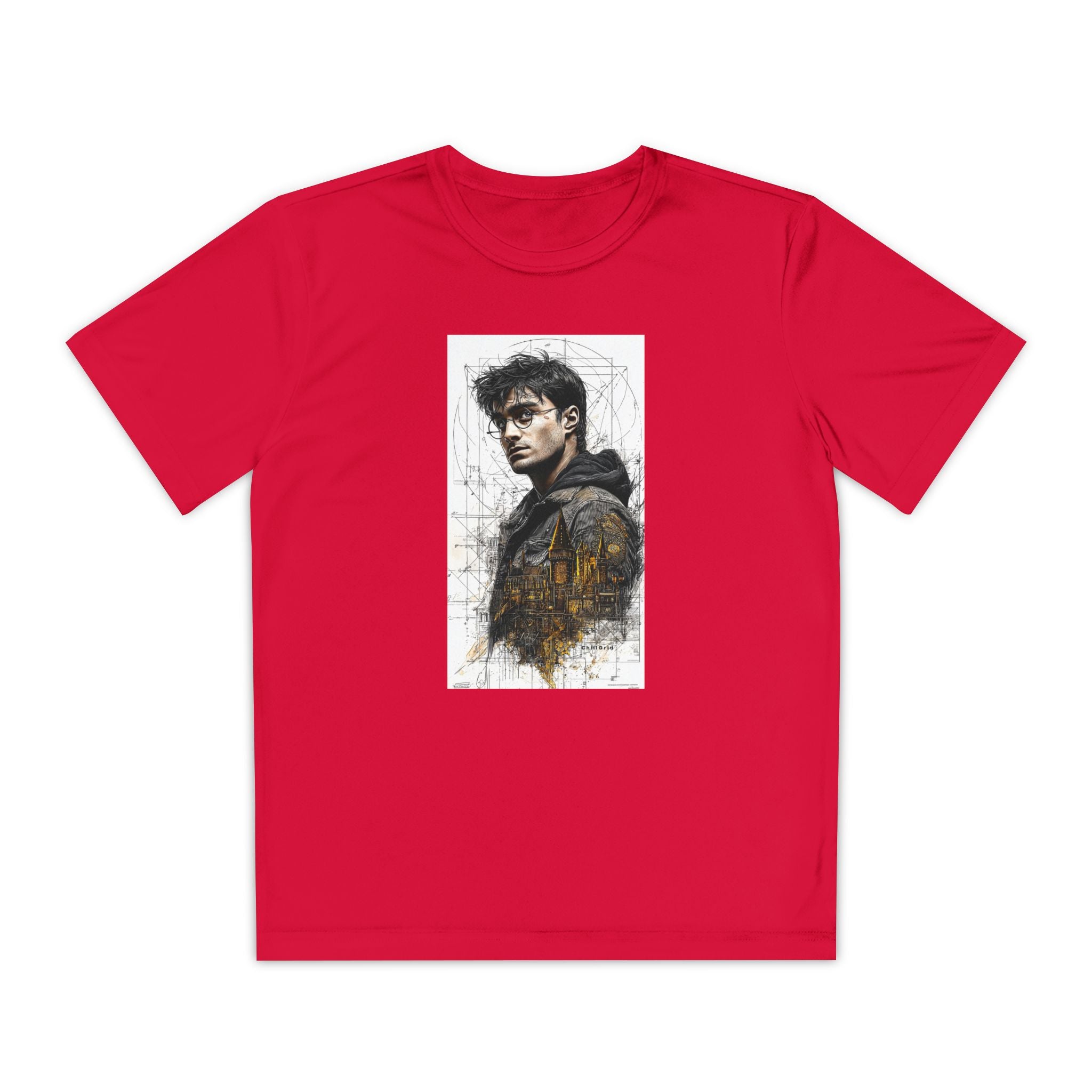 Youth Competitor Tee - Harry Potter, Wizard School Shirt, Magical Kids Top, Hogwarts Fan Gift, Sorcerer's Stone T-Shirt
