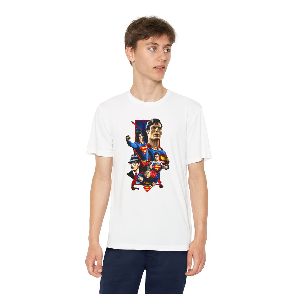 Superman Youth T-Shirt Sports Graphic Tee, Cool Athletic Shirt for Kids, Perfect for Sports Events, Team Spirit