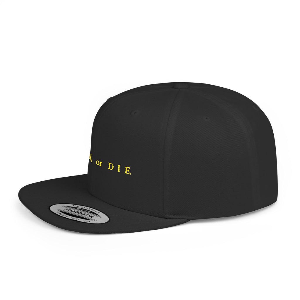 Join Or Die ~ Stylish Flat Bill Snapback Hat