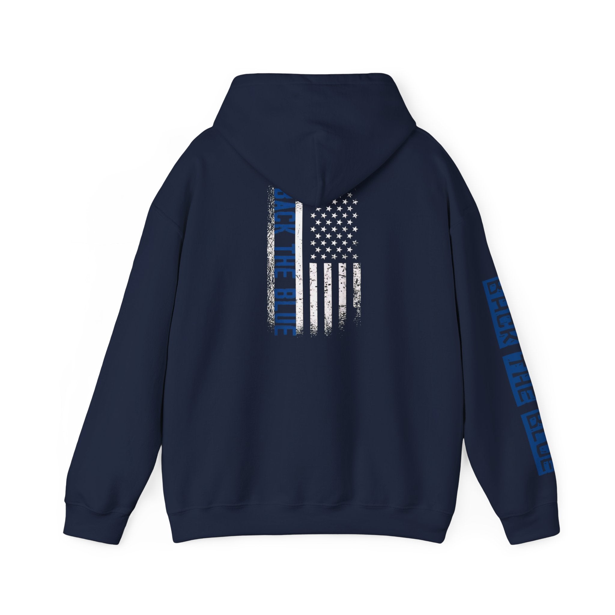 Patriotic Hoodie - Thin Blue Line Unisex Blend