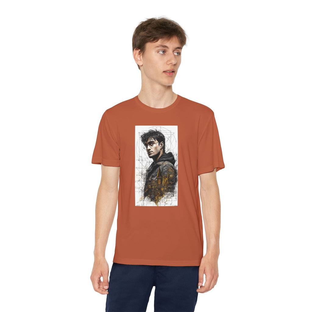 Youth Competitor Tee - Harry Potter, Wizard School Shirt, Magical Kids Top, Hogwarts Fan Gift, Sorcerer's Stone T-Shirt