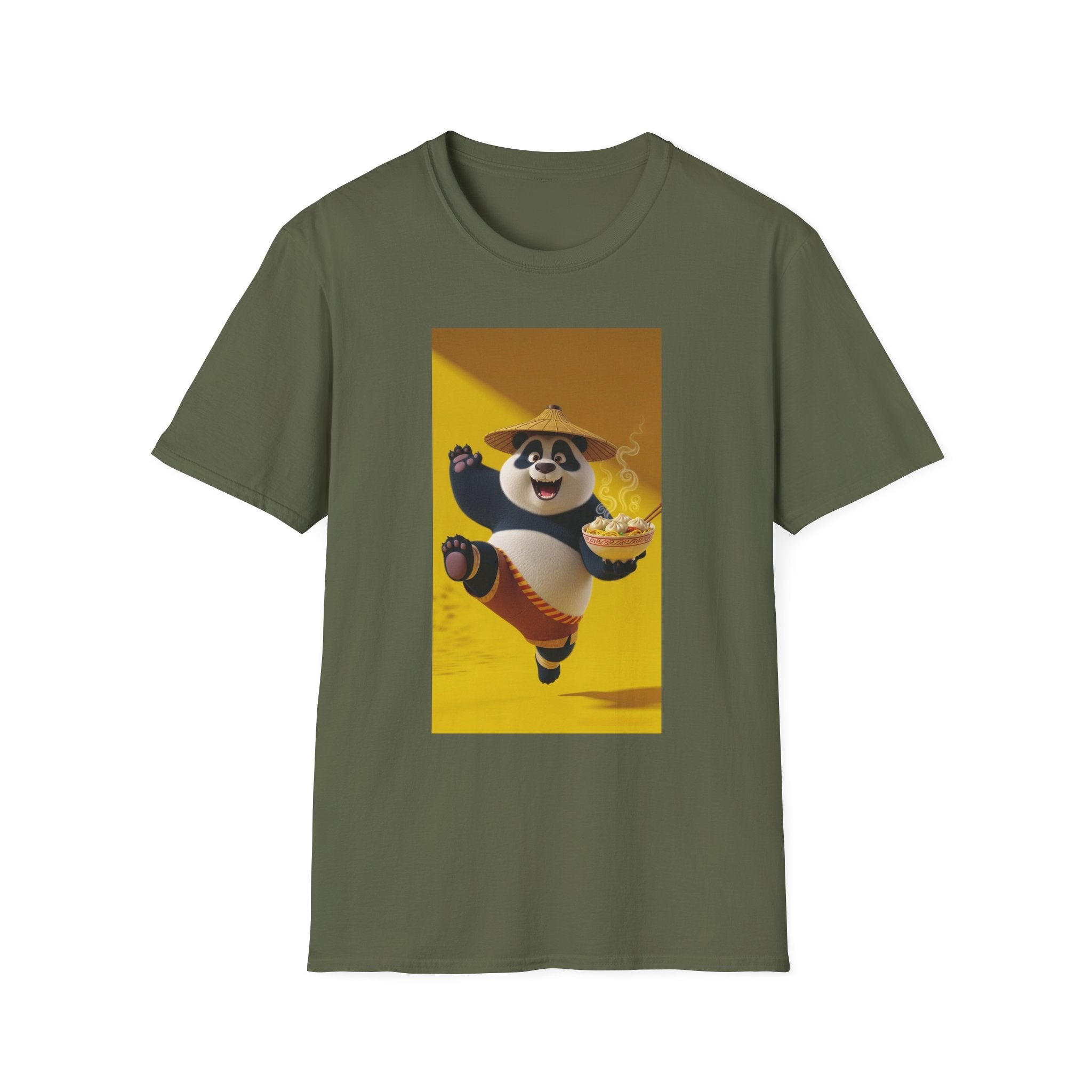 Kung Fu Panda Unisex Softstyle T-Shirt, DreamWorks Animation Youth Competitor Tee, Graphic Tee, Movie Fan Gift, Cult Classic Shirt, Comfy