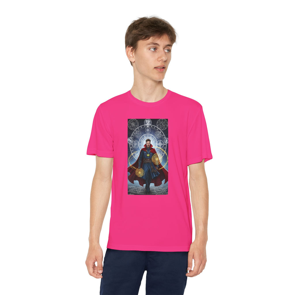 Superhero Youth T-Shirt Sports Graphic Tee, Cool Athletic Shirt for Kids, Perfect for Sports Events, Team Spirit