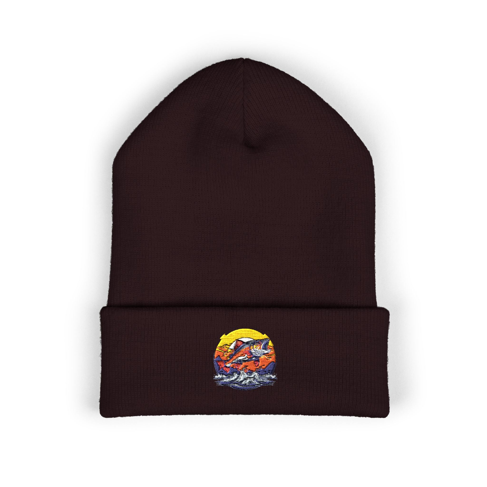 Embroidered Fishing Beanie, Fisherman Gift, Outdoor Apparel, Fishing Gear, Angler Hat, Fishing Lure Beanie