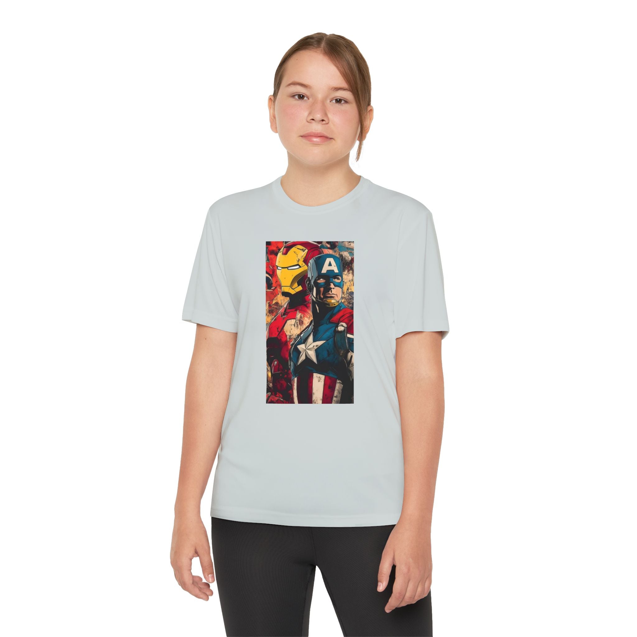 Advengers Youth T-Shirt Sports Graphic Tee, Cool Athletic Shirt for Kids, Perfect for Sports Events, Team Spirit