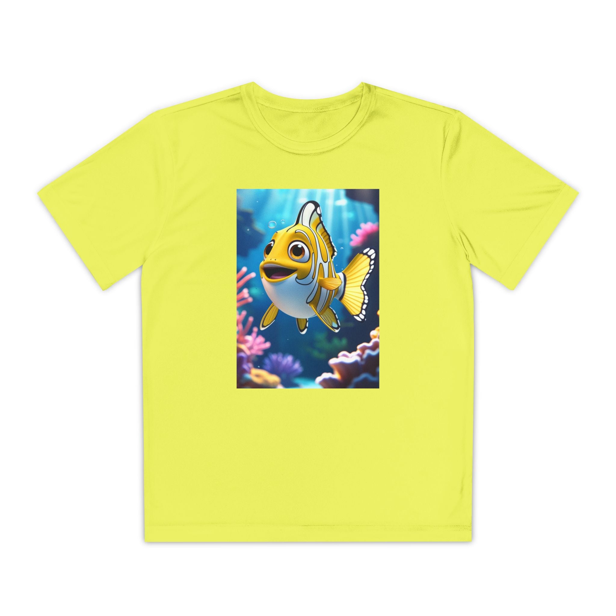 Nemo Fish Ocean Youth T-Shirt - Underwater Kids Tee, Finding Nemo Shirt, Beach Vacation Clothing, Ocean Lover Gift, Fish Theme Top