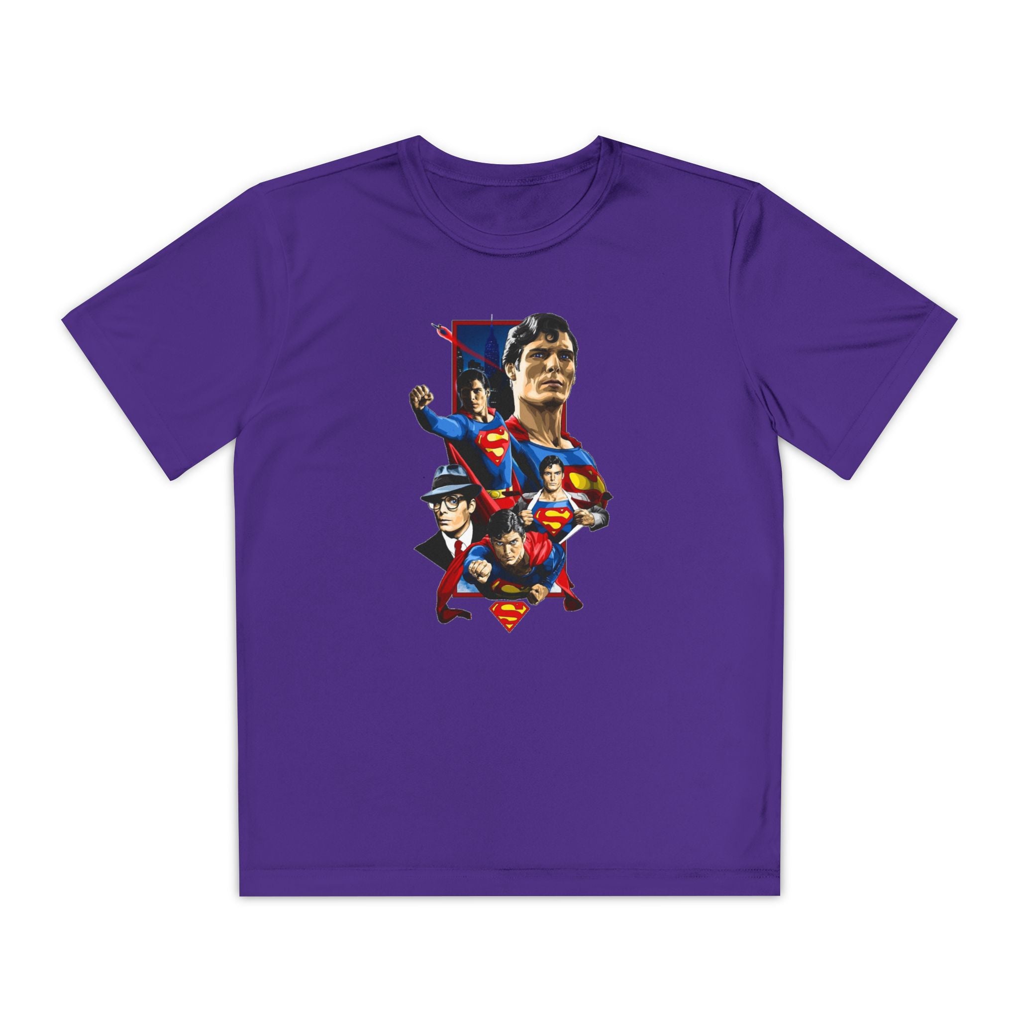Superman Youth T-Shirt Sports Graphic Tee, Cool Athletic Shirt for Kids, Perfect for Sports Events, Team Spirit