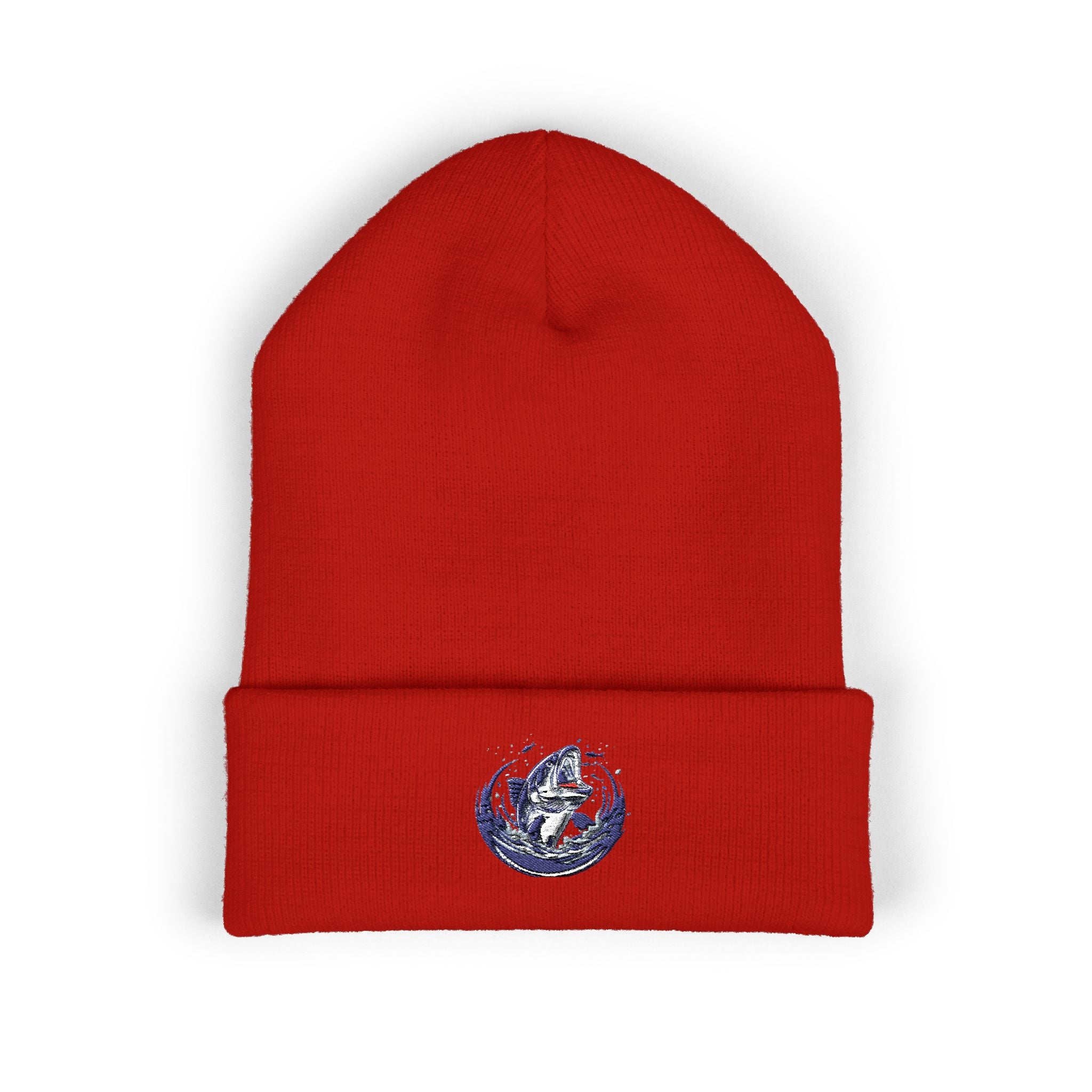 Embroidered Fishing Beanie, Fisherman Gift, Outdoor Apparel, Fishing Gear, Angler Hat, Fishing Lure Beanie