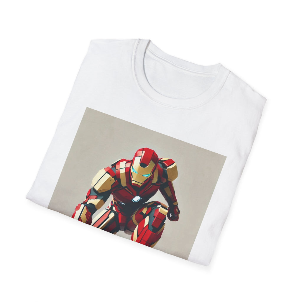 Iron Superhero Marvel T-Shirt - Comic Book Hero Unisex Tee, Graphic Top for Fans, Gift for Geeks, Justice League Shirt, Dark Knight