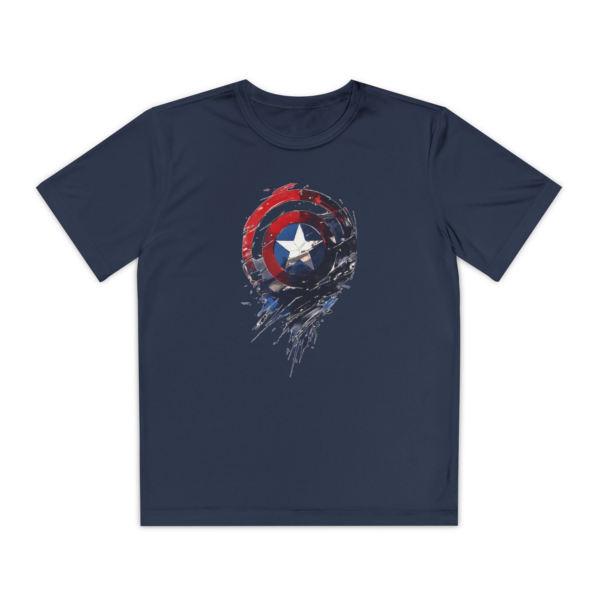 Advengers Youth T-Shirt Sports Graphic Tee, Cool Athletic Shirt for Kids
