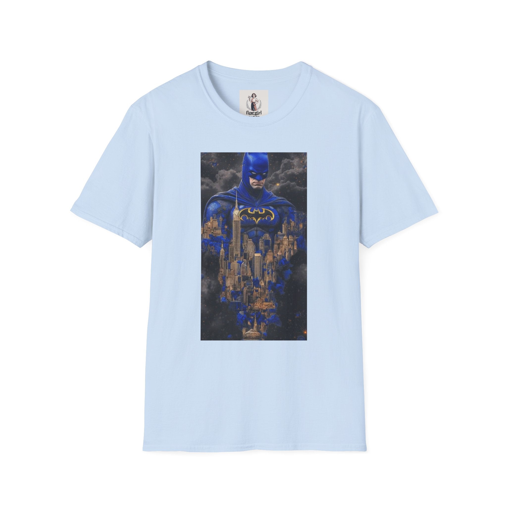 Batman Marvel Unisex Softstyle T-Shirt, Comic Book Tee, Geeky Clothing, Cosplay Costume Top