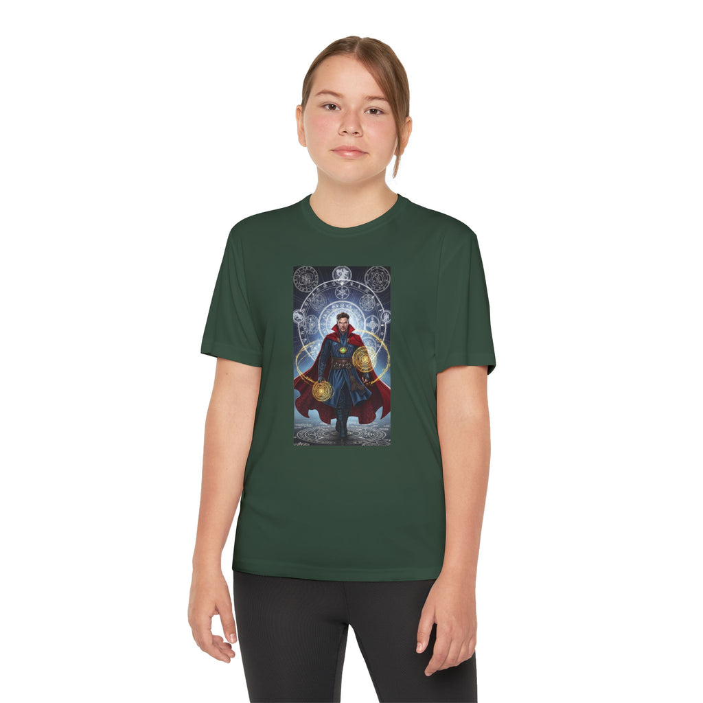 Superhero Youth T-Shirt Sports Graphic Tee, Cool Athletic Shirt for Kids, Perfect for Sports Events, Team Spirit