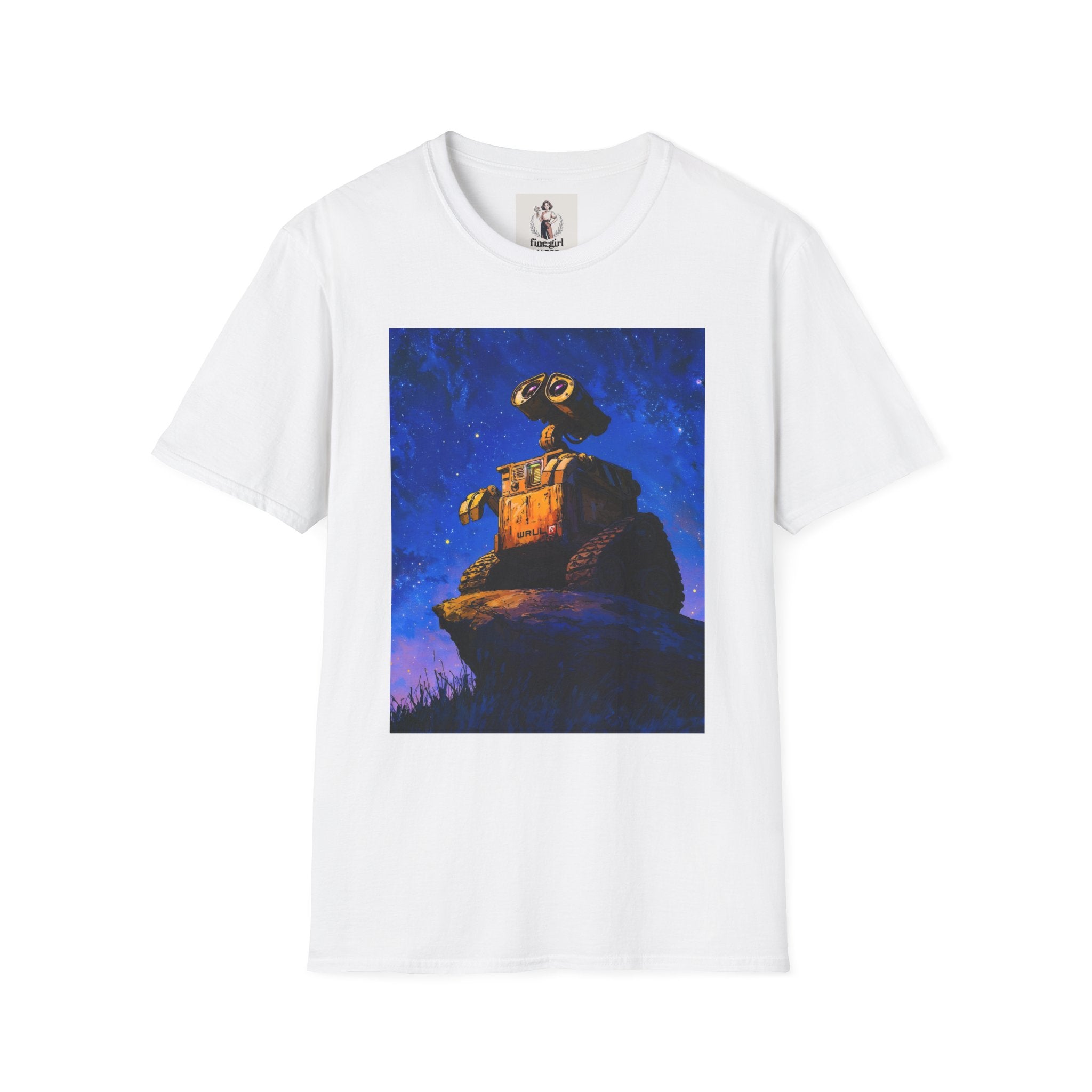 Wall-E Pixar Animation Unisex T-Shirt, Walt Disney Tee, Movie Lover Gift, Graphic Novelty Shirt, Cartoon Character Apparel