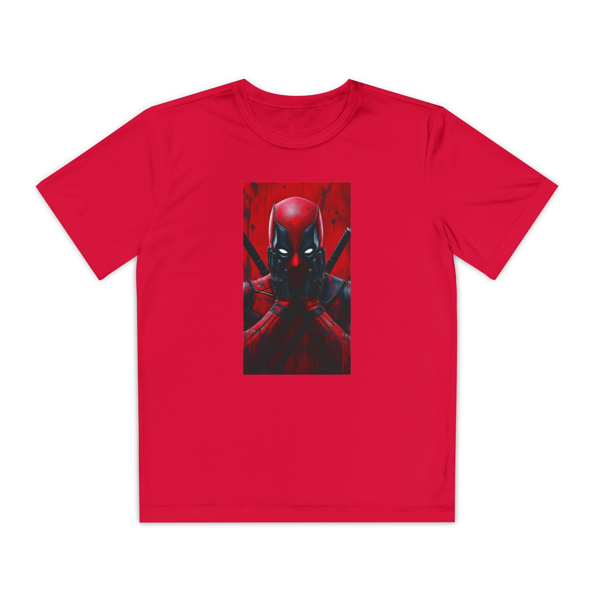 Deadpool Superhero Marvel Patriotic, Kids Graphic T-Shirt, Boys Hero Top, Girls Comic Book Clothing, Birthday