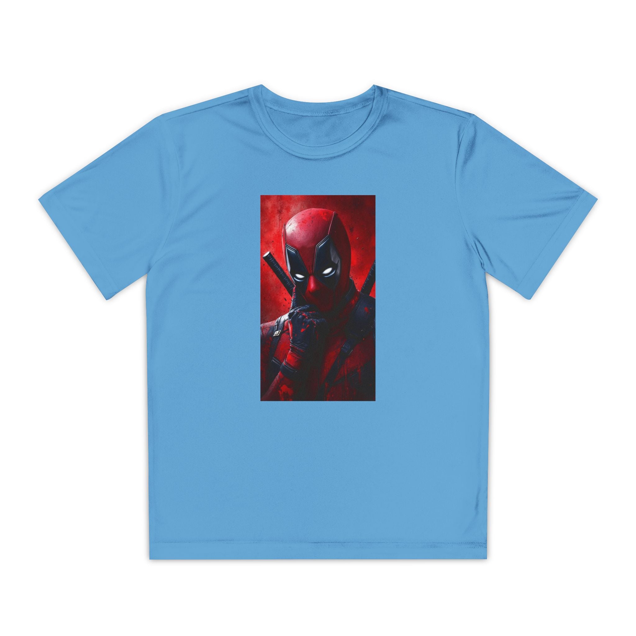 Deadpool Superhero Marvel Patriotic, Kids Graphic T-Shirt, Boys Hero Top, Girls Comic Book Clothing, Birthday