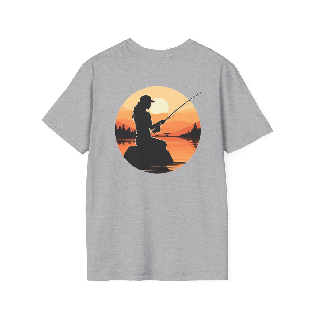 Patriotic Fishing Tshirt, American Flag Tee, 4th of July Shirt, USA Independence Day Top, Patriotic Graphic Tee, Unisex Patriotic