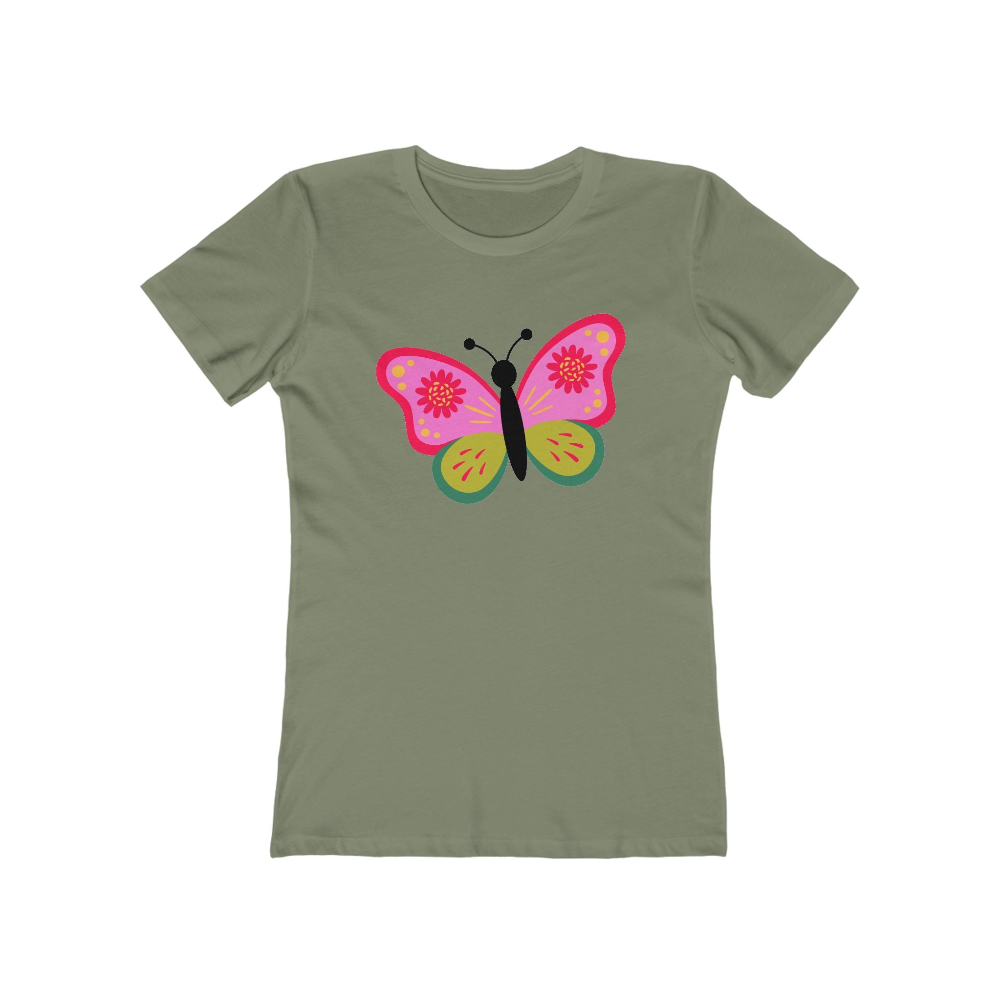 Butterfly Women's Tshirt, Butterfly Graphic Tee, Women's Butterfly Shirt, Butterfly Print Shirt, Boho Butterfly Tee