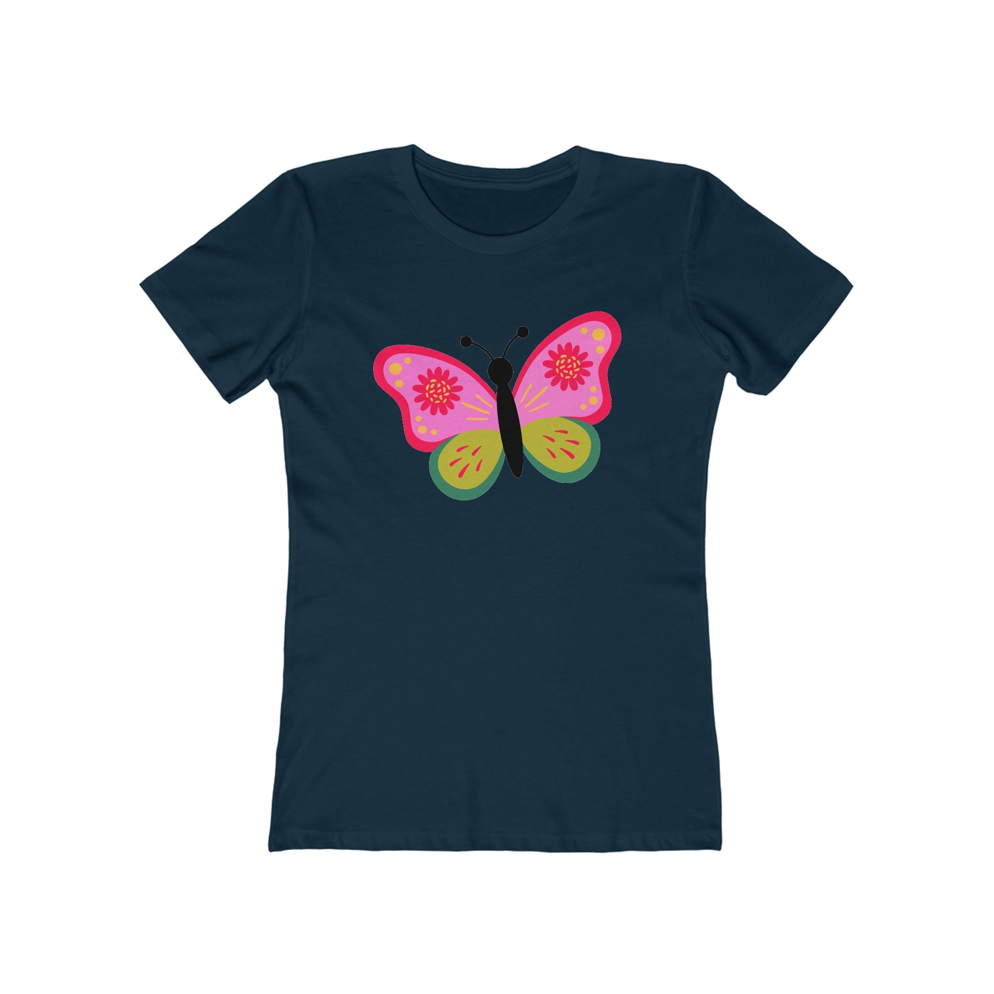 Butterfly Women's Tshirt, Butterfly Graphic Tee, Women's Butterfly Shirt, Butterfly Print Shirt, Boho Butterfly Tee