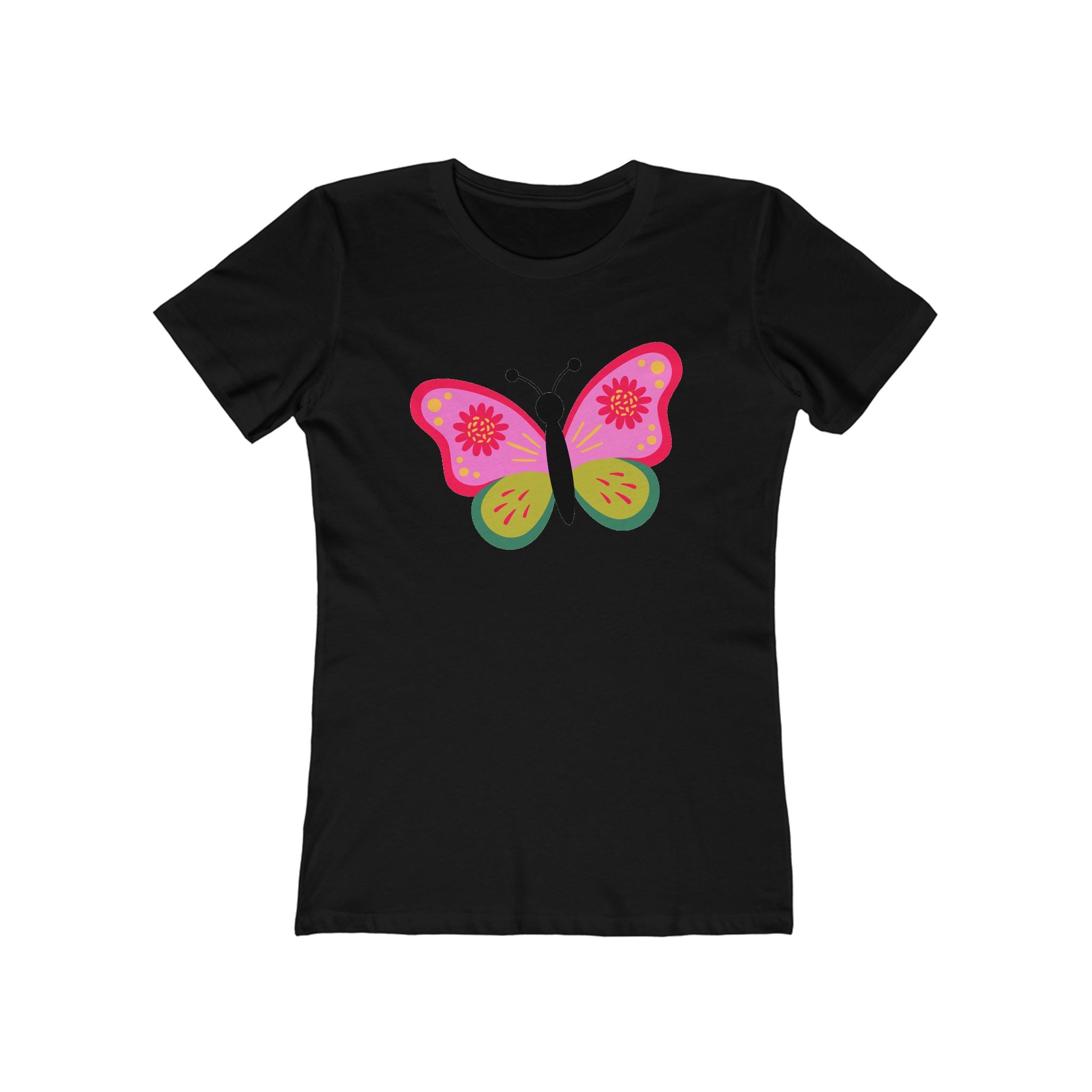 Butterfly Women's Tshirt, Butterfly Graphic Tee, Women's Butterfly Shirt, Butterfly Print Shirt, Boho Butterfly Tee