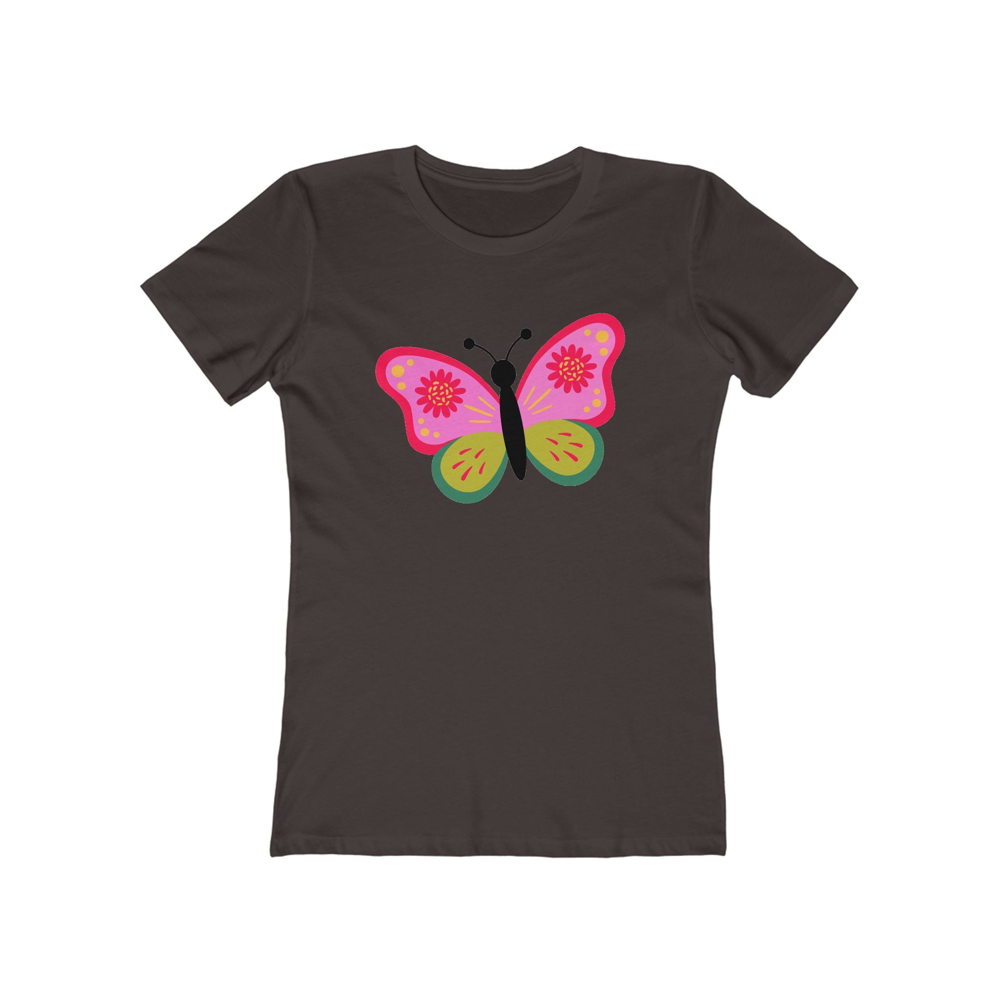 Butterfly Women's Tshirt, Butterfly Graphic Tee, Women's Butterfly Shirt, Butterfly Print Shirt, Boho Butterfly Tee