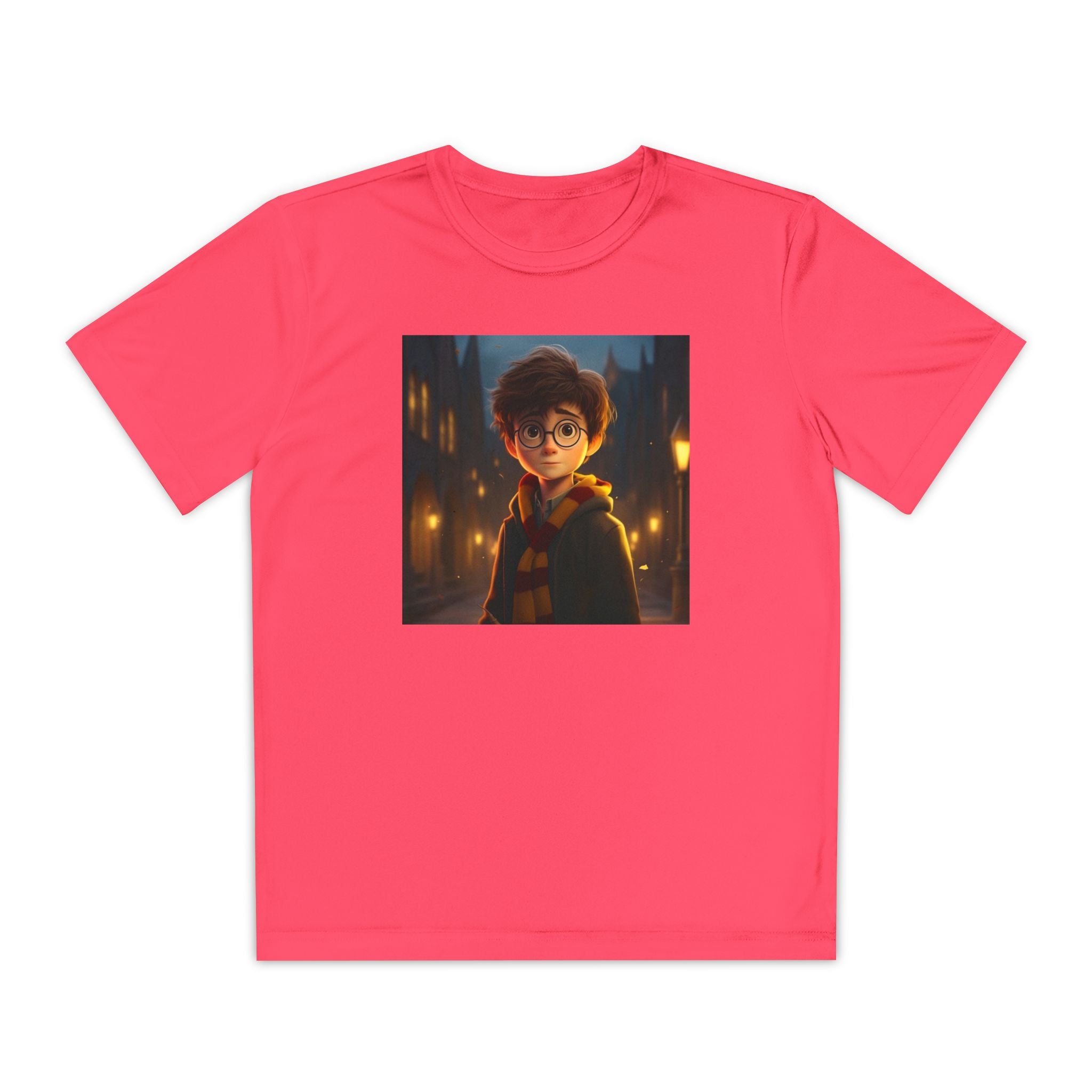 Youth Competitor Tee - Harry Potter, Wizard School Shirt, Magical Kids Top, Hogwarts Fan Gift, Sorcerer's Stone T-Shirt
