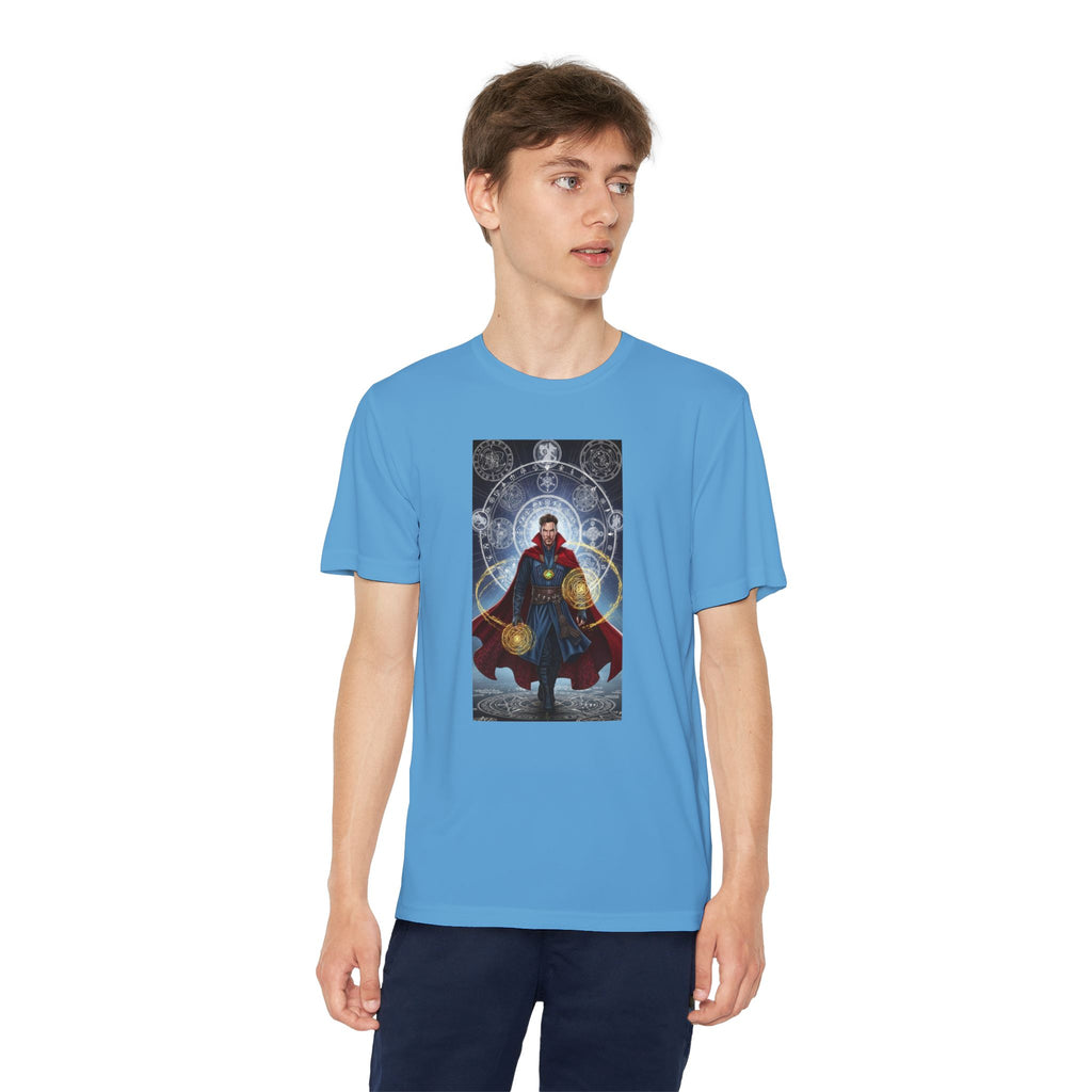 Superhero Youth T-Shirt Sports Graphic Tee, Cool Athletic Shirt for Kids, Perfect for Sports Events, Team Spirit