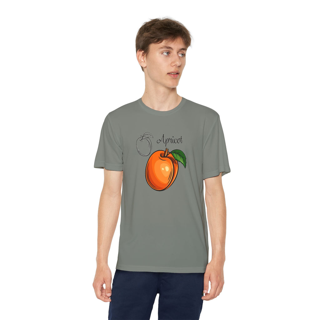 Apricot Youth T-Shirt Sports Graphic Tee, Cool Athletic Shirt for Kids, Perfect for Sports Events, Team Spirit