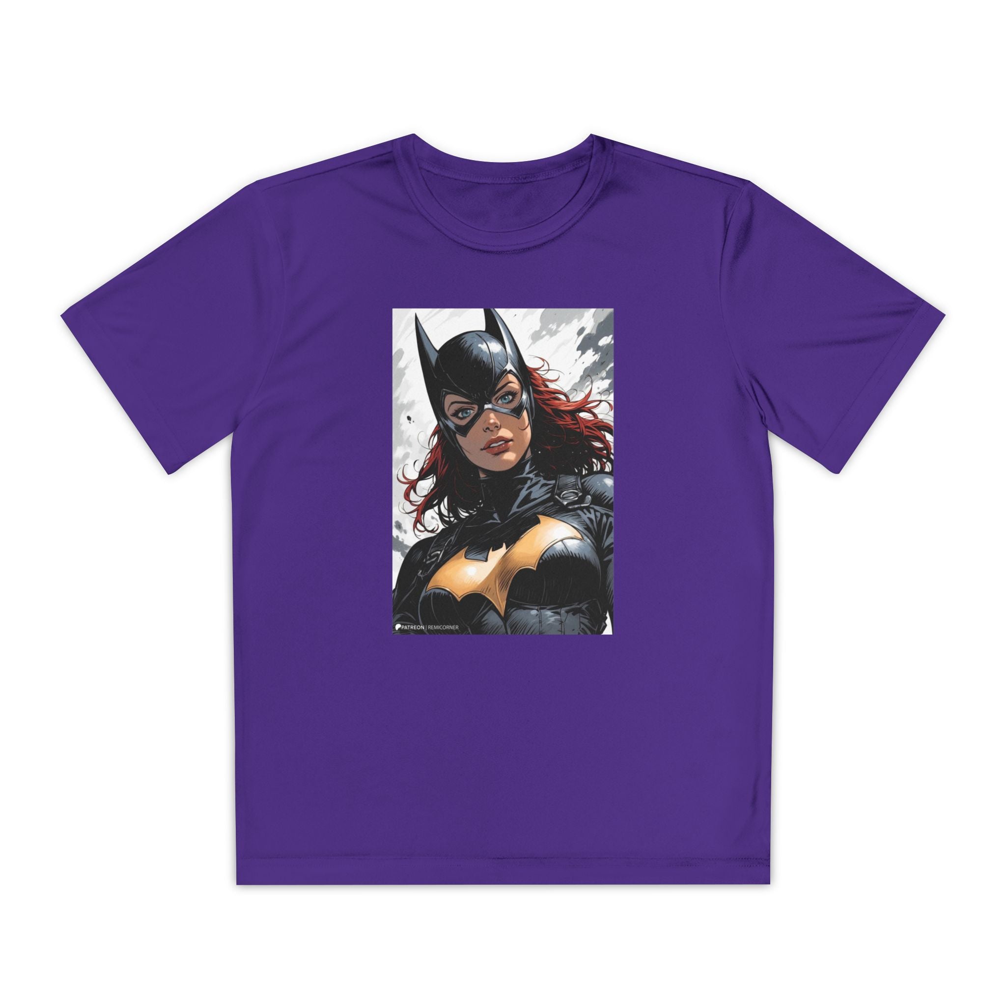 Superhero Youth T-Shirt Sports Graphic Tee, Cool Athletic Shirt for Kids