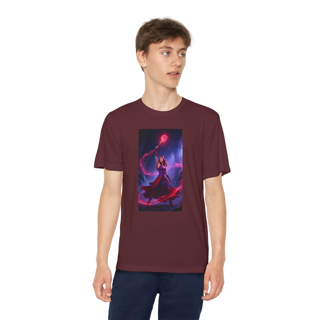 Superhero Youth T-Shirt Sports Graphic Tee, Cool Athletic Shirt for Kids