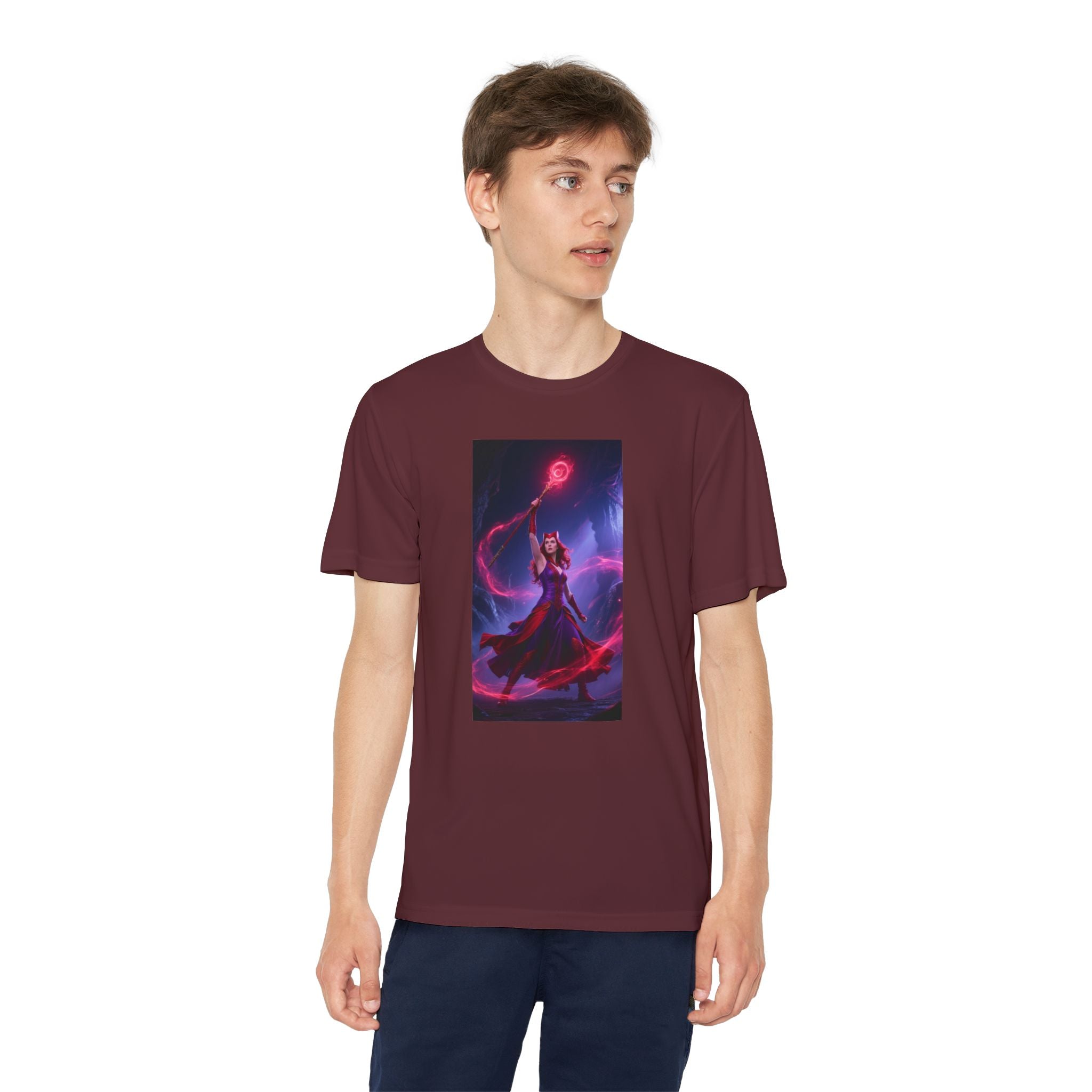 Superhero Youth T-Shirt Sports Graphic Tee, Cool Athletic Shirt for Kids