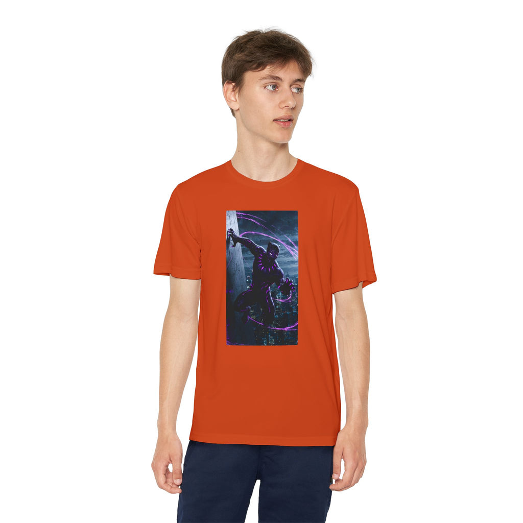 The Black Panther Superhero Marvel Patriotic, Kids Graphic T-Shirt, Boys Hero Top, Girls Comic Book Clothing, Birthday