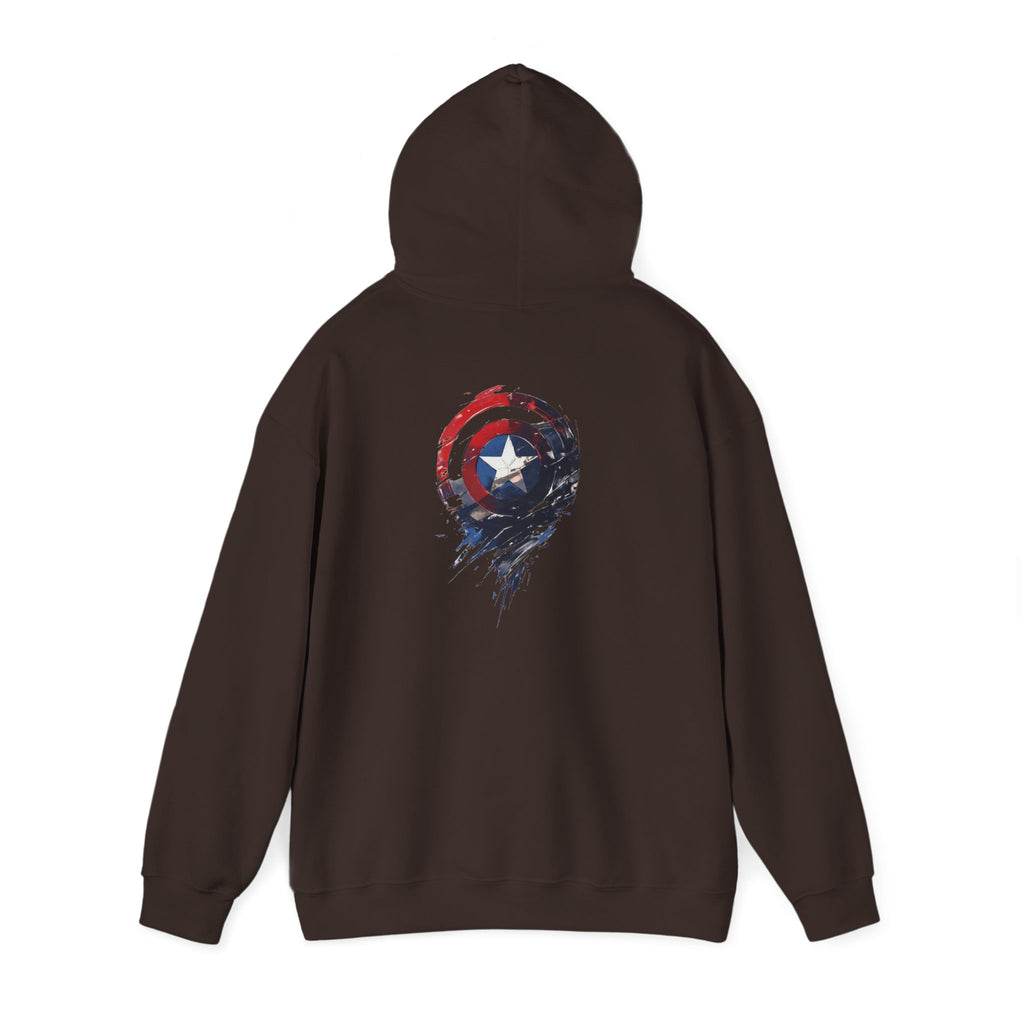 Hooded Sweatshirt - Captain America Design
