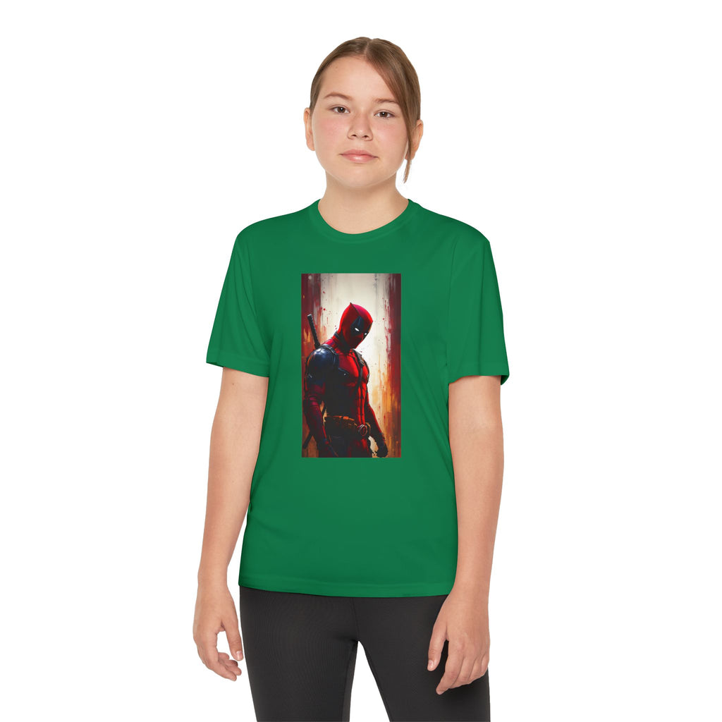 Deadpool Superhero Marvel Patriotic, Kids Graphic T-Shirt, Boys Hero Top, Girls Comic Book Clothing, Birthday