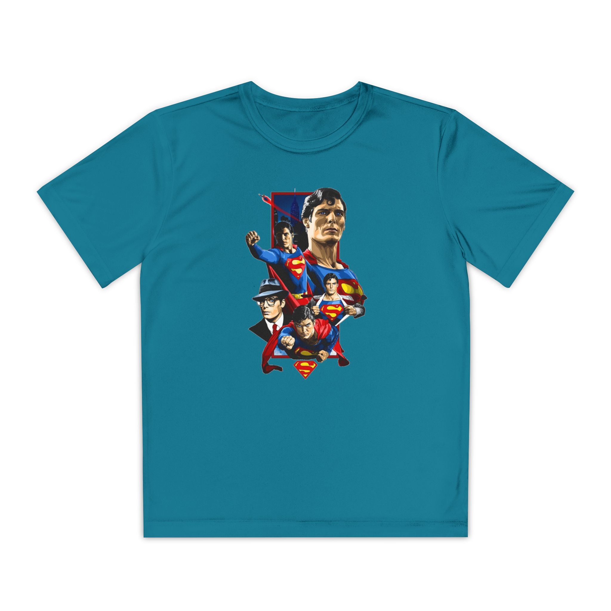 Superman Youth T-Shirt Sports Graphic Tee, Cool Athletic Shirt for Kids, Perfect for Sports Events, Team Spirit