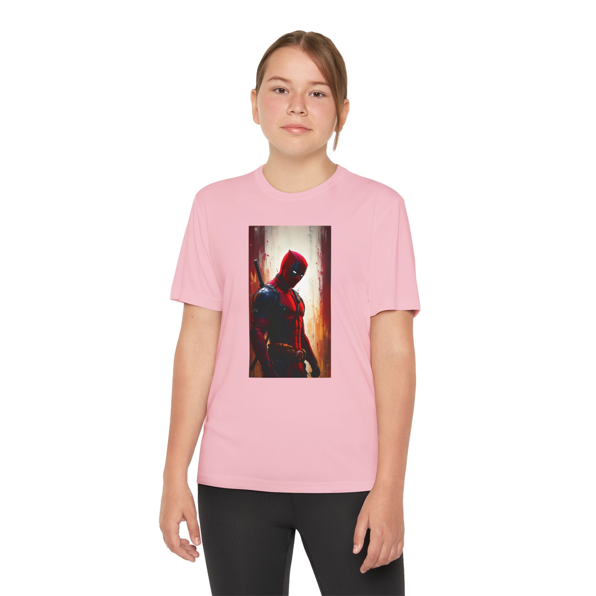 Deadpool Superhero Marvel Patriotic, Kids Graphic T-Shirt, Boys Hero Top, Girls Comic Book Clothing, Birthday