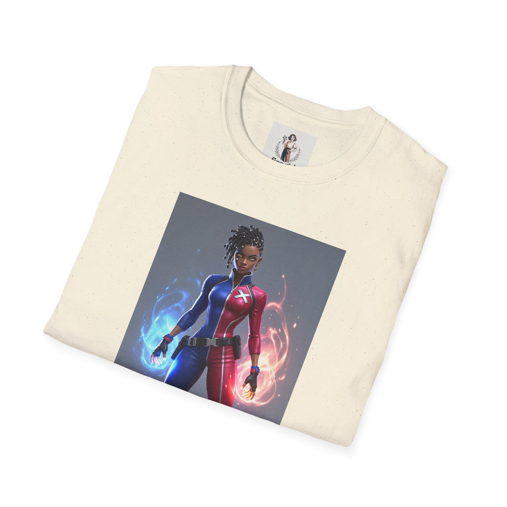 Mercedes Knight Superhero Marvel Unisex Softstyle T-Shirt, Comic Book Tee, Graphic Novel Shirt, Geeky Clothing, Cosplay Costume Top