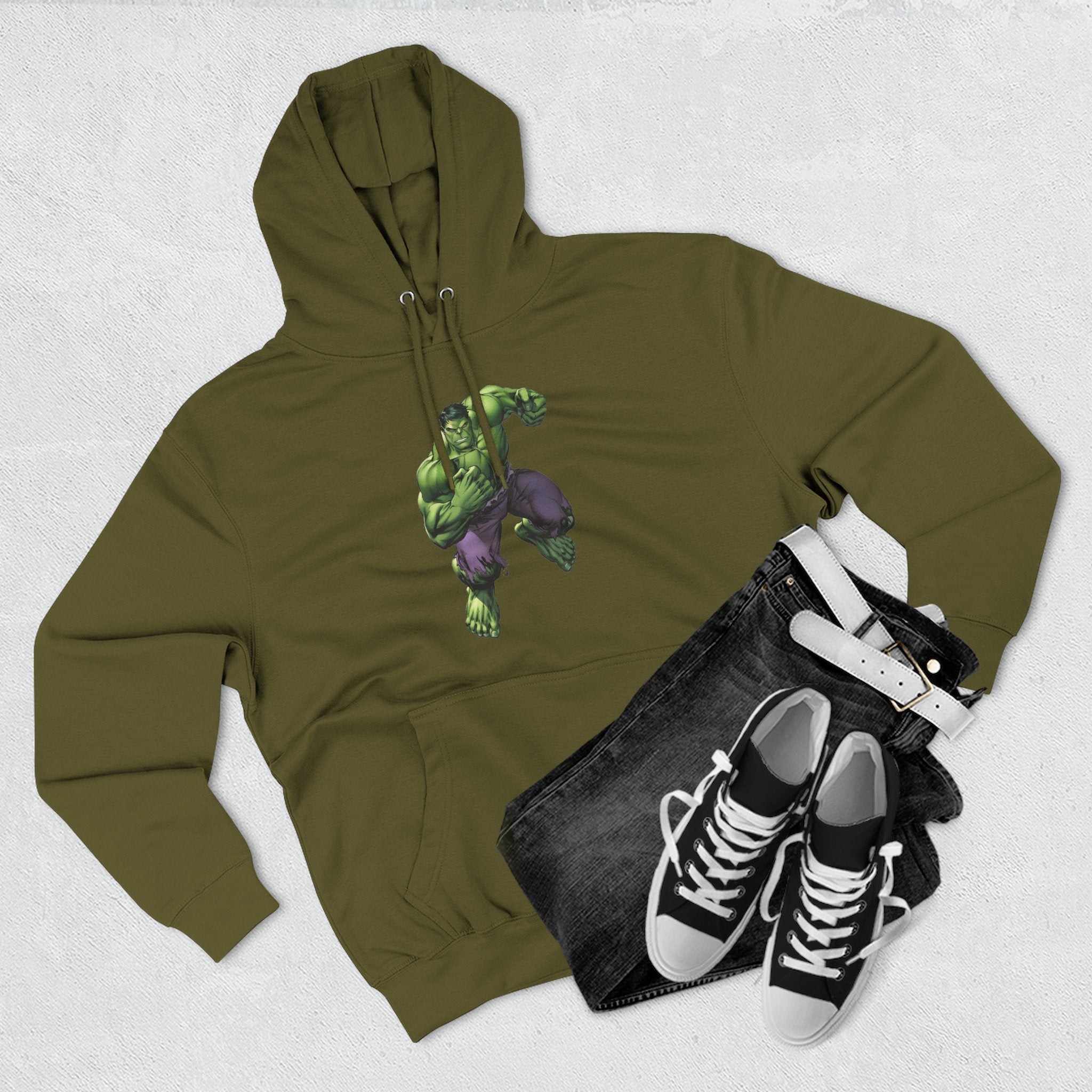The Incredible Hulk Three-Panel Fleece Hoodie