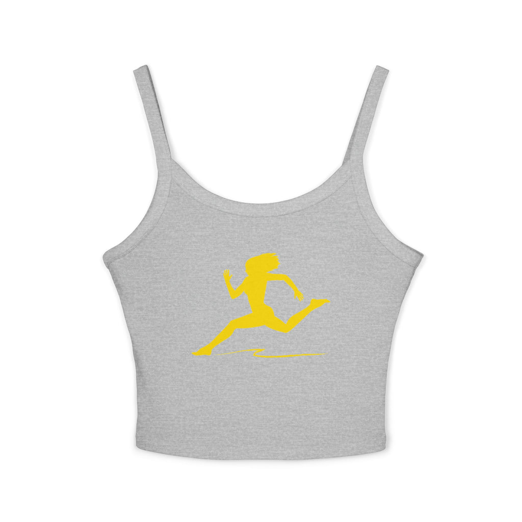 Running Woman Tank Top, Athletic Workout Top, Fitness Sleeveless Shirt, Jogging Muscle Tee, Exercise Gym Cami