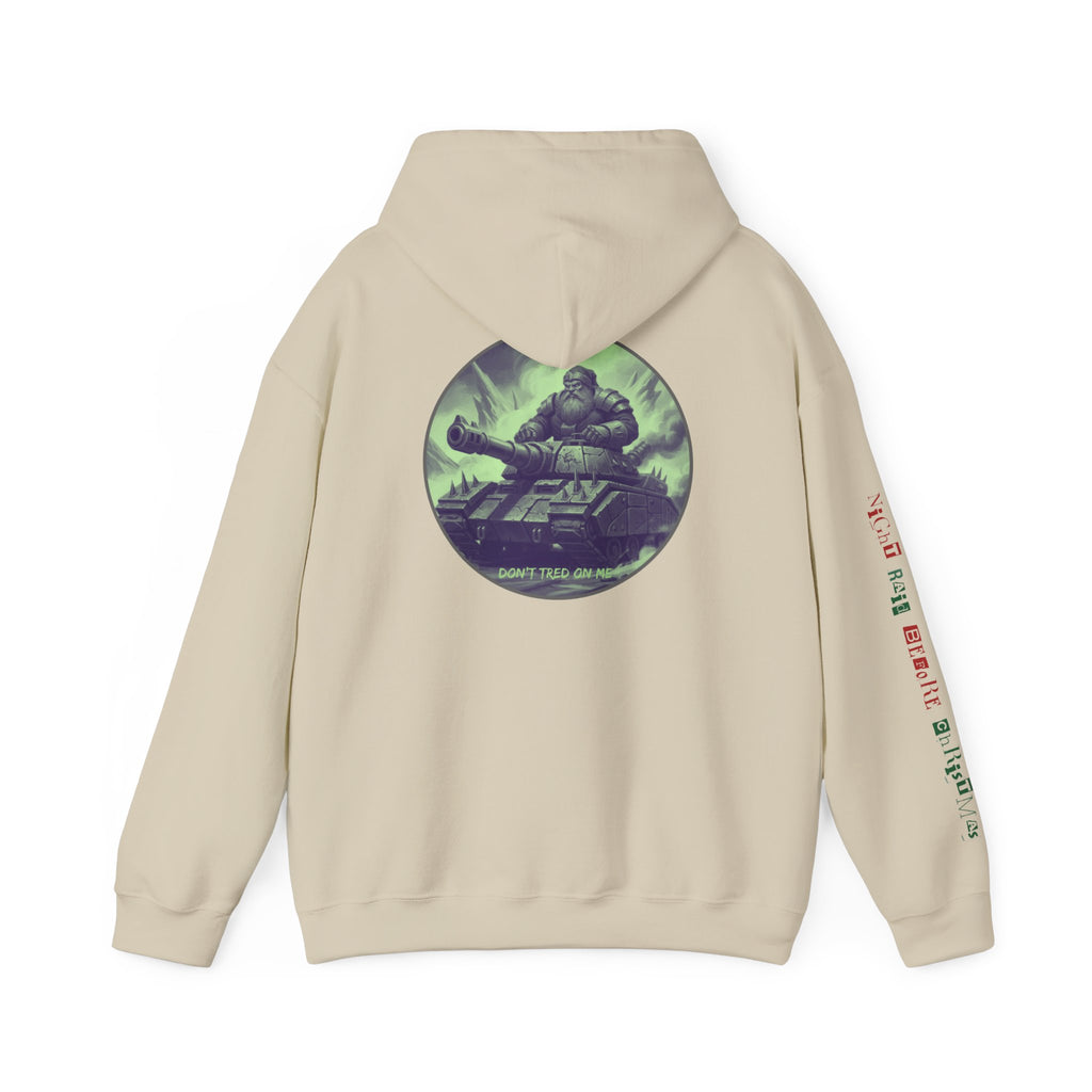 Santa Claus On A Tank Christmas Patriotic Hoodie Rebel Spirit Unisex Hoodie