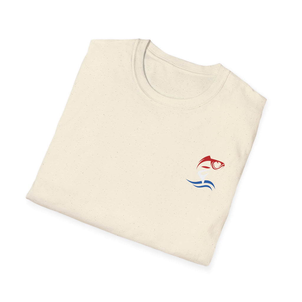 Patriotic Fishing Tshirt, American Flag Tee, 4th of July Shirt, USA Independence Day Top, Patriotic Graphic Tee, Unisex Patriotic