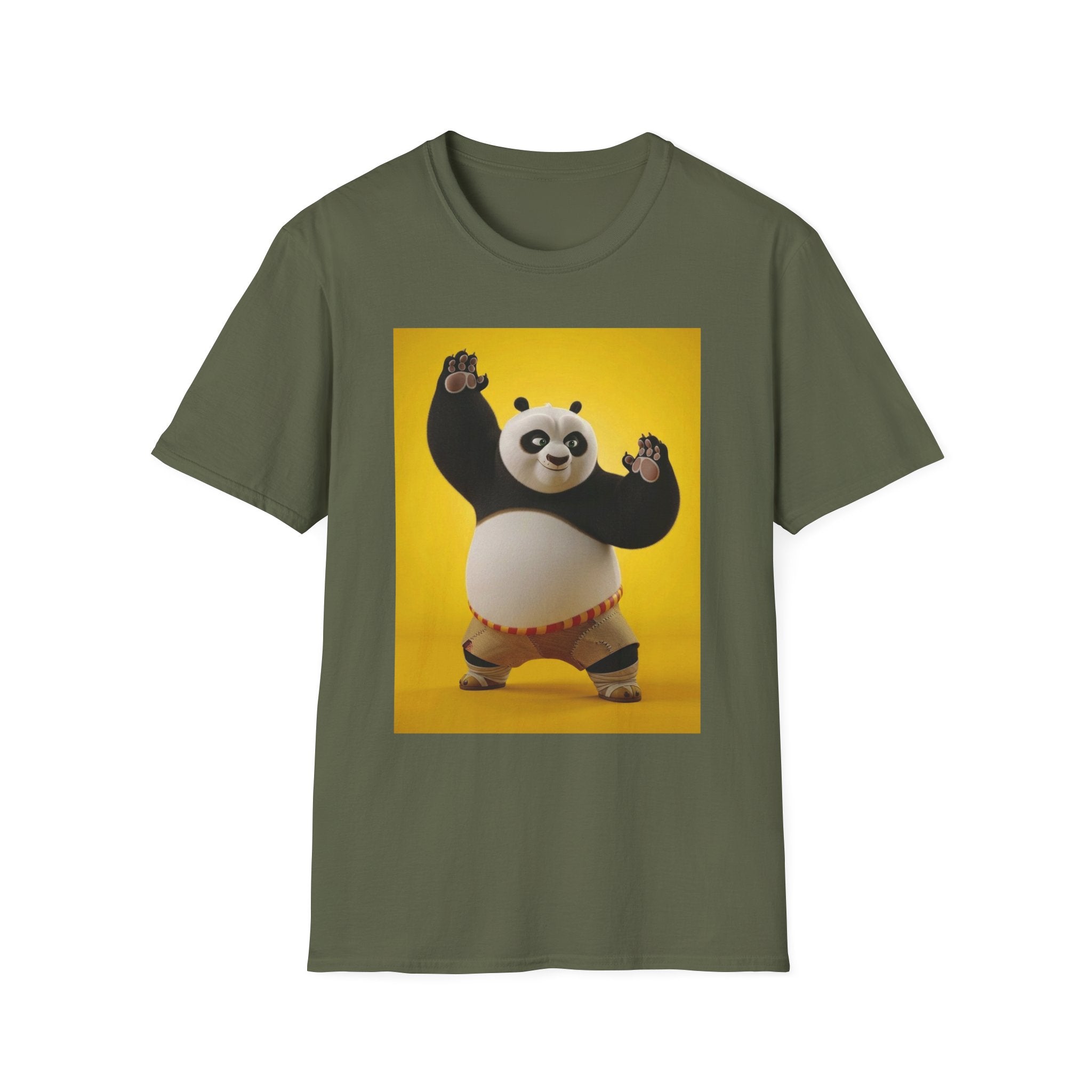 Kung Fu Panda Unisex Softstyle T-Shirt, DreamWorks Animation Youth Competitor Tee, Graphic Tee, Movie Fan Gift, Cult Classic Shirt, Comfy