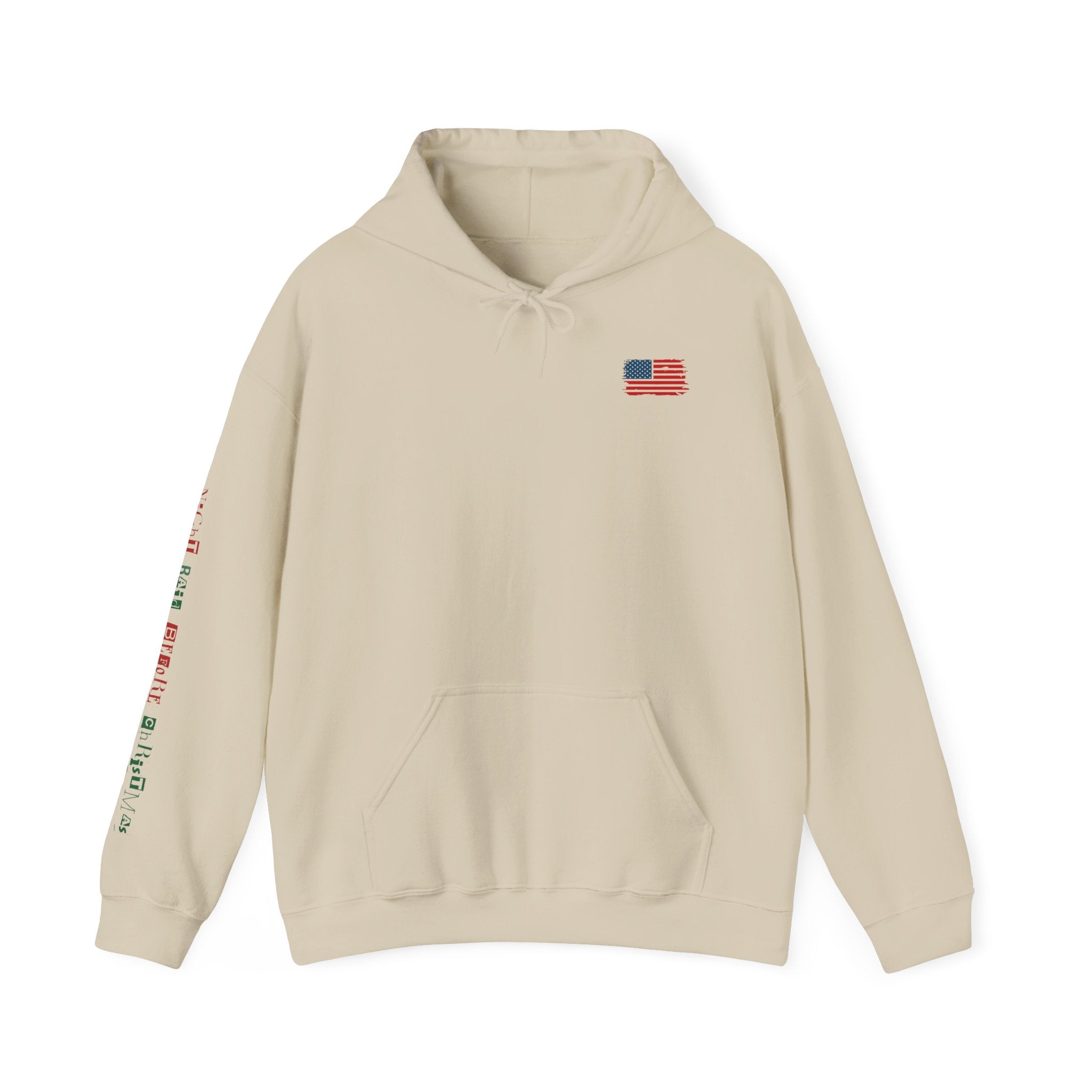 Night Raid Before Christmas Patriotic Hoodie Rebel Spirit Unisex Hoodie