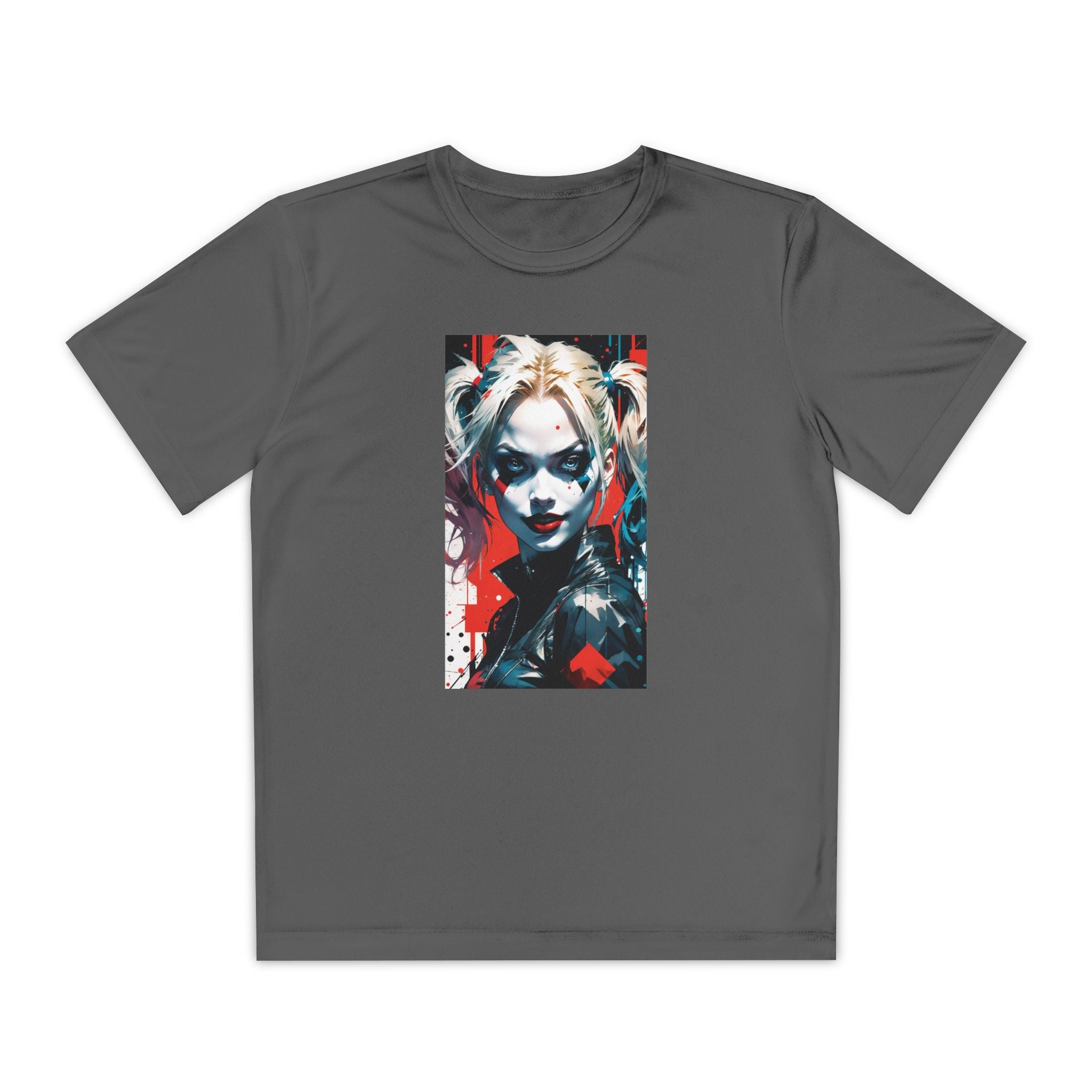 Superhero Youth T-Shirt Sports Graphic Tee, Cool Athletic Shirt for Kids