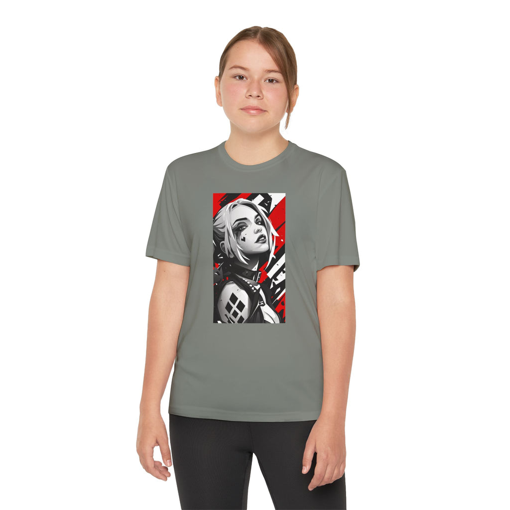 Superhero Youth T-Shirt Sports Graphic Tee, Cool Athletic Shirt for Kids