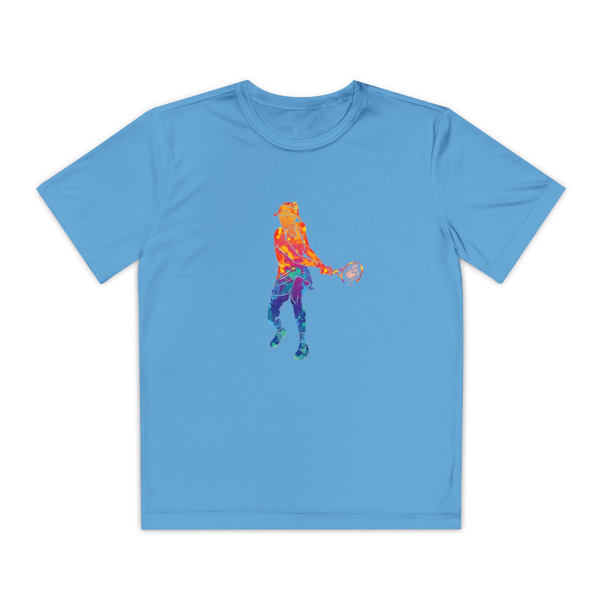 Tennis Youth Sports Graphic Tee, Cool Athletic Shirt for Kids, Perfect for Sports Events, Team Spirit, Birthday Gift, Summer Activities