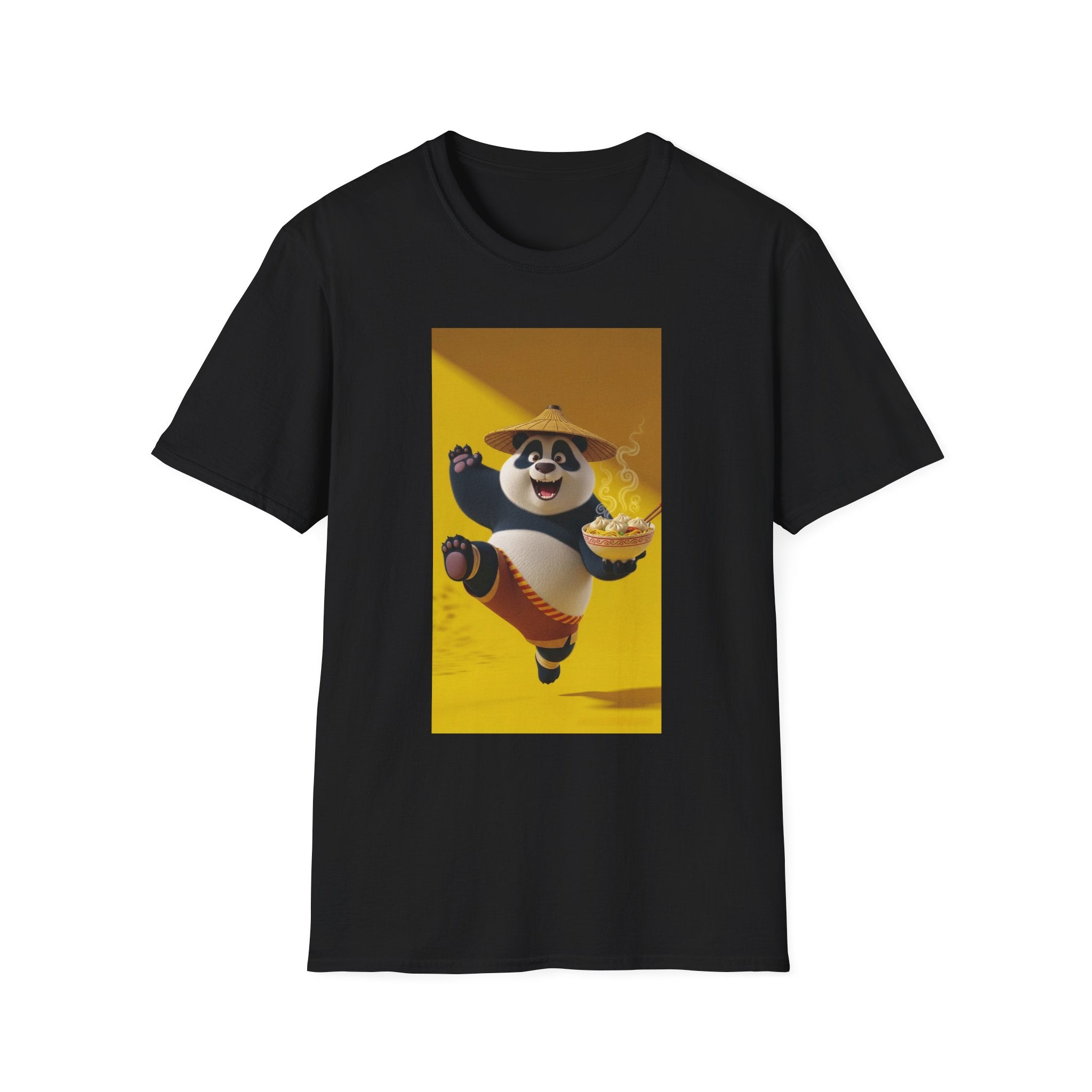 Kung Fu Panda Unisex Softstyle T-Shirt, DreamWorks Animation Youth Competitor Tee, Graphic Tee, Movie Fan Gift, Cult Classic Shirt, Comfy