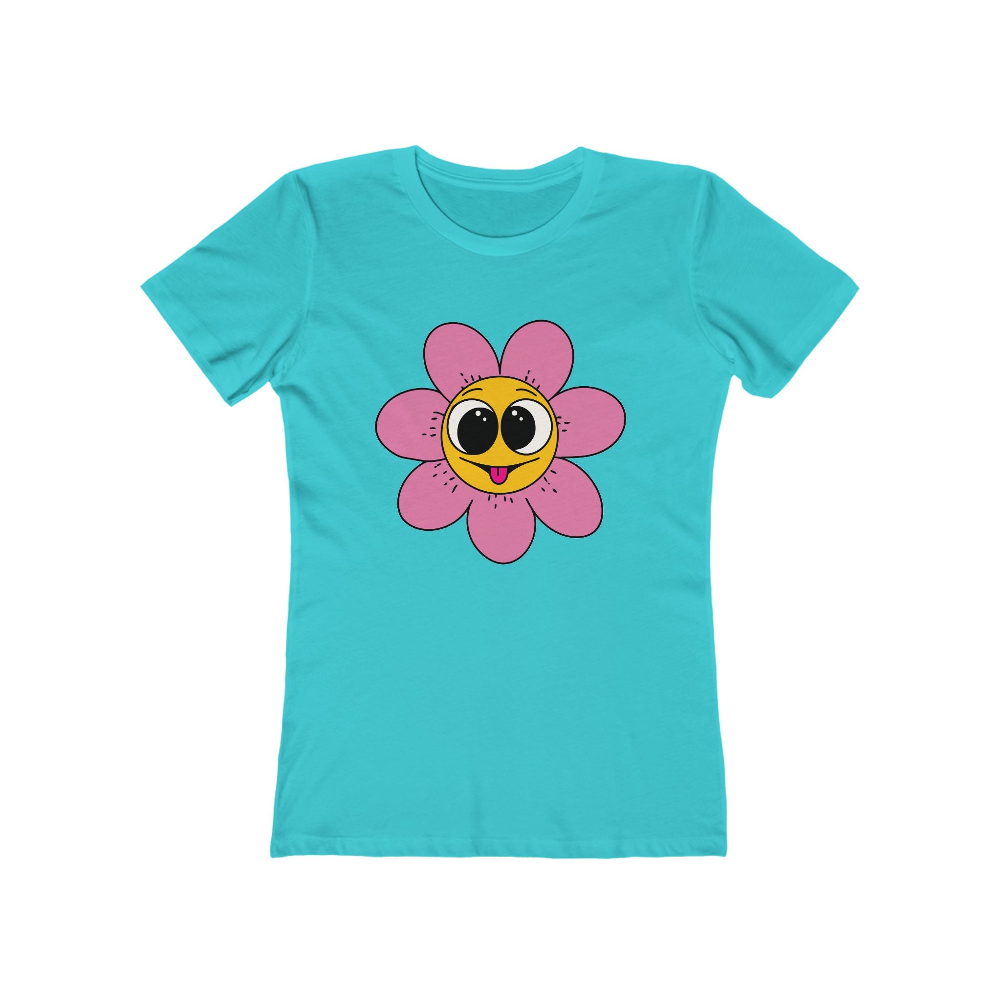 Flower Women's Tshirt, Floral Graphic Tee, Casual Top for Her, Spring Blossom Shirt, Botanical Print Blouse